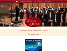 Tablet Screenshot of copleysingers.org